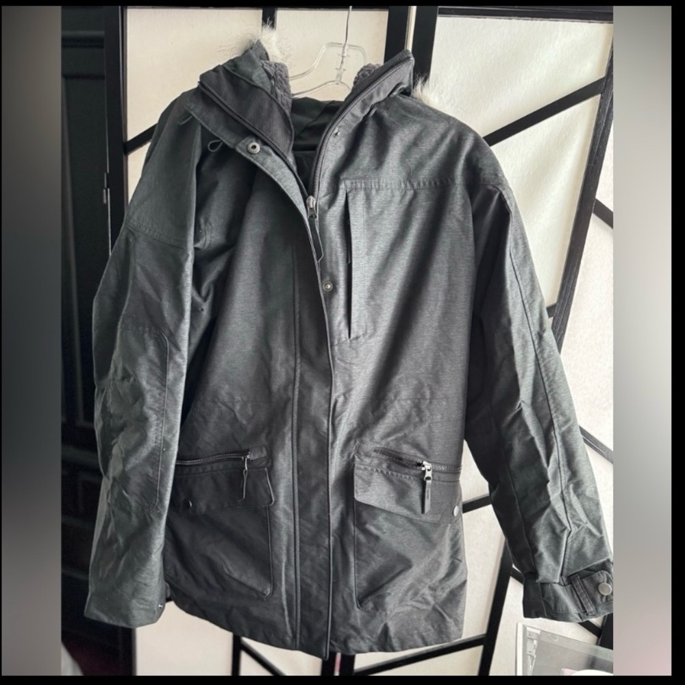 Columbia Interchange jacket with liner and faux fur hood